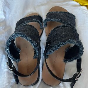 Jean sandals